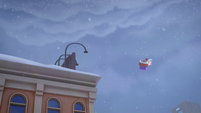 218 - Fuzzly sleigh takes off