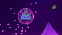 120b - Princess Flug floating in a bubble