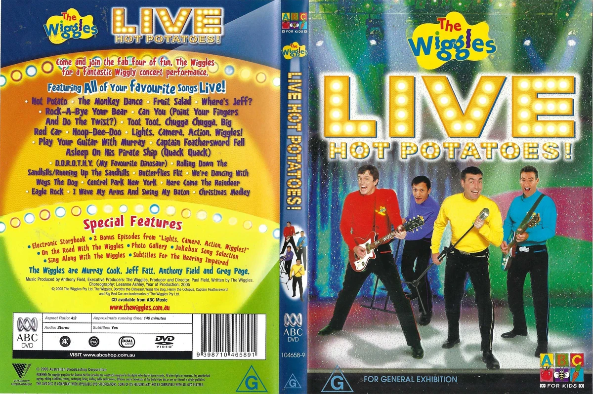 The Wiggles: LIVE Hot Potatoes!/Home Video | ABC DVD Wiki | Fandom