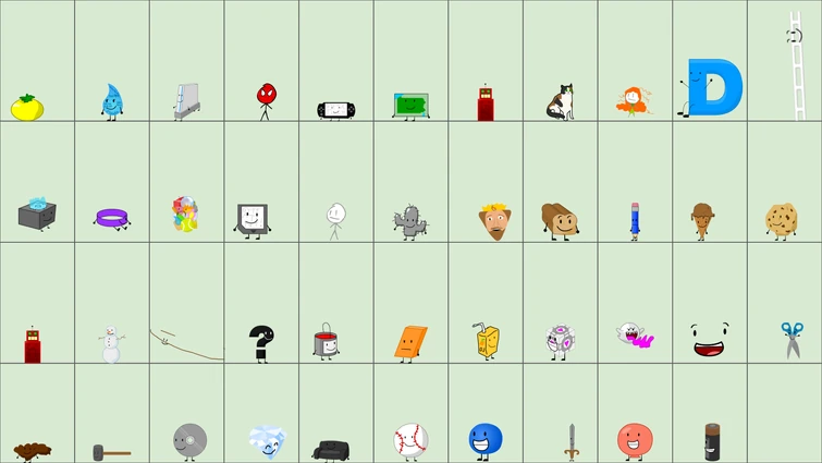 BFDI Recommended Characters Viewer Voting 1 (VTE) | Fandom