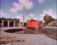 James on the turntable