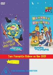 The Wiggles and Bananas in Pyjamas - IAWWW and BAAJ DVD Front Cover