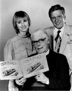 Britt Allcroft, Wilbert Awdry and David Mitton with Further Engine Stories