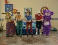 The Hooley Dooleys, Russell the Muscly Kangaroo and Tickle the Doodat