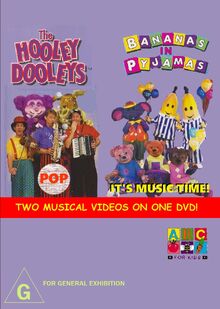 The Hooley Dooleys and Bananas in Pyjamas - Pop and It's Music Time DVD Cover - Copy