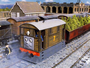 Toby and the plant wagons