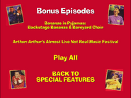 Bonus Episodes menu (Background music: Do the Wiggle Groove)