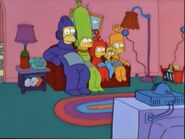 The Simpsons as Teletubbies in ‘Lisa the Treehugger’