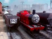 "It's too bad! Percy goes to work at the harbour, and I do his job, here, there and everywhere!"