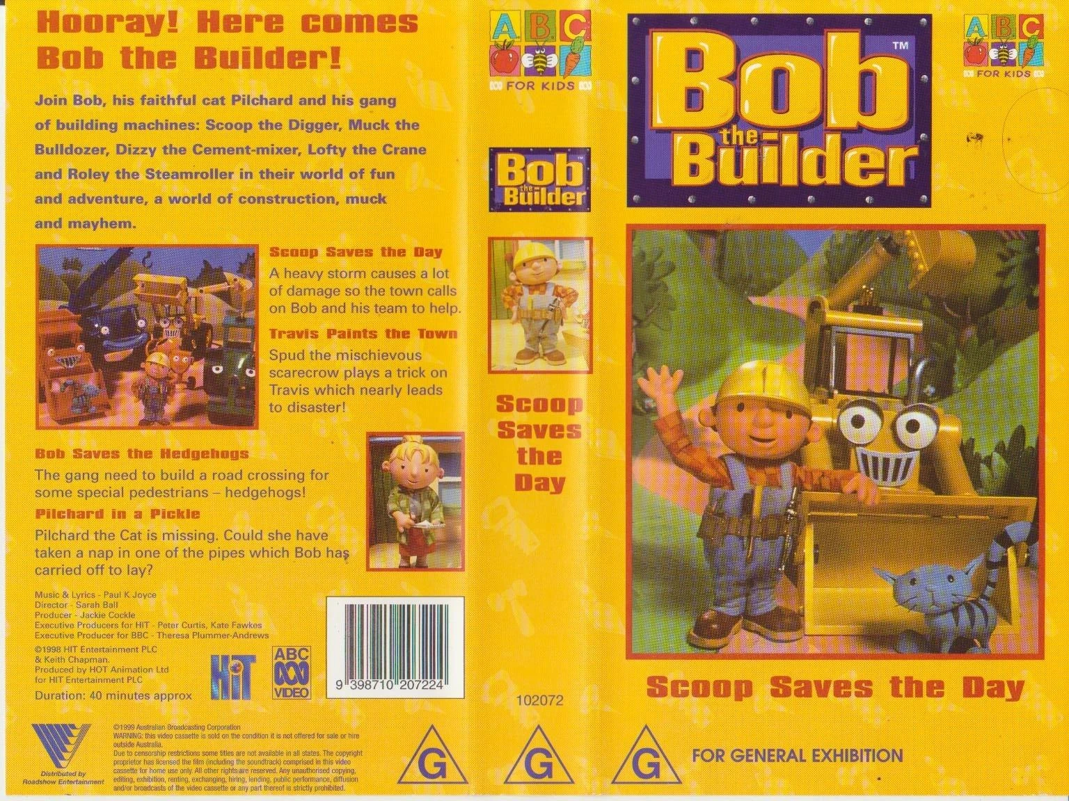 Bob The Builder Bob Saves The Day Vhs