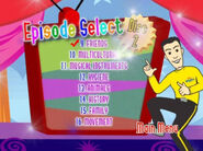 Episode Selection menu (Background music: Do the Wiggle Groove)