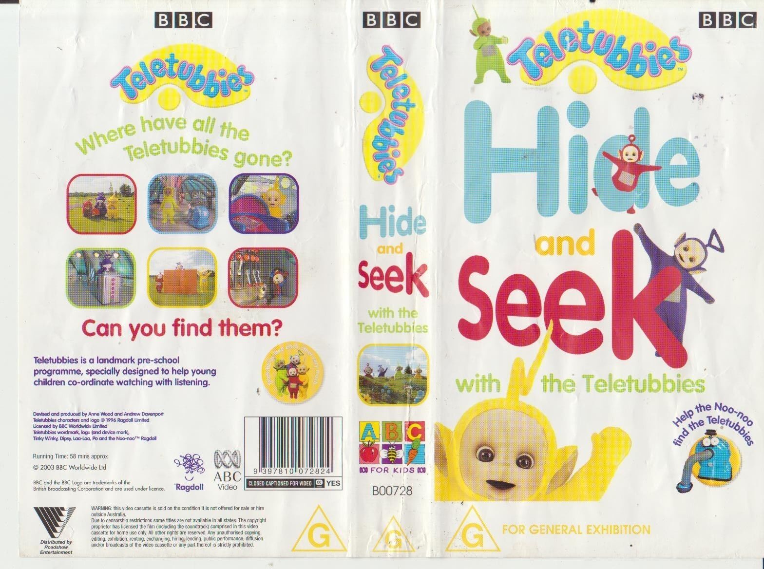 Hide and Seek (VHS), Teletubbies Wiki