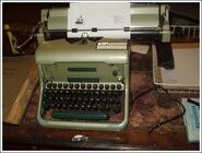 Awdry's typewriter