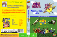The Wiggles and The Hooley Dooleys - Wiggly Safari and Ready Set Go re-release DVD Cover