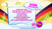 Song selection menu page 1 (Background music: This Old Man)