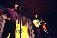 The Wiggles performing at the Powerhouse Museum on February 3, 1993.