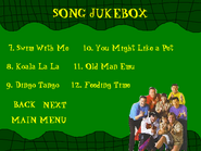 The Wiggles and The Hooley Dooleys - Wiggly Safari and Ready Set Go DVD Menu - Wiggly Safari Song Jukebox Page 2