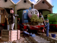 The Fat Controller scolds Thomas