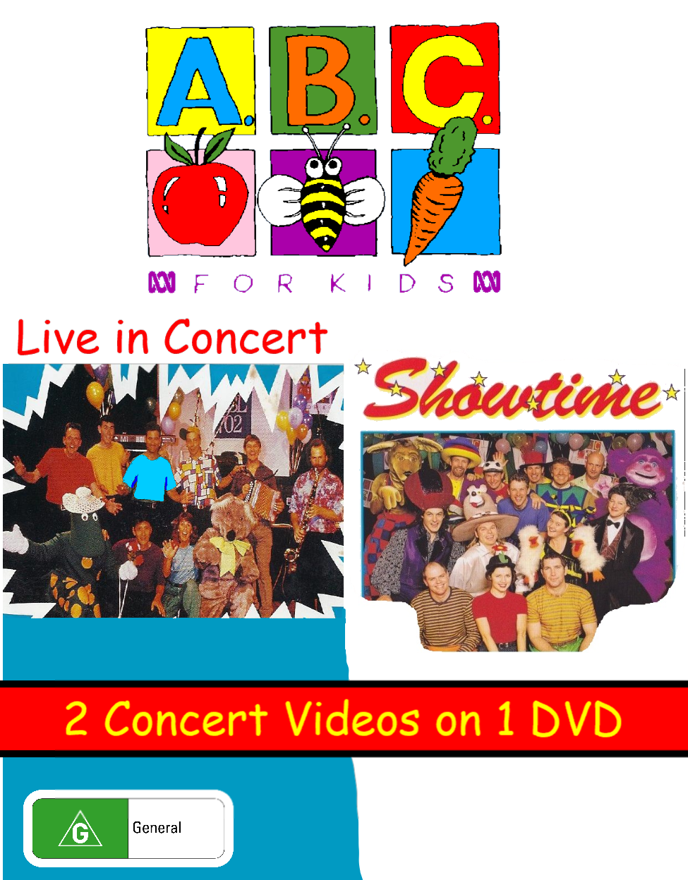 ABC for Kids Live in Concert Showtime video ABC For Kids Wiki Fandom