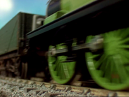 The Trucks' faces are facing Oliver now after he's coupled to them