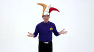 Lachy in a jester hat
