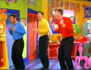 The Awake Wiggles doing the Romp Bomp a Stomp