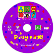 ABC for Kids Party Pack 2018 re-release DVD Disc