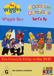 The Wiggles and Bananas in Pyjamas - Wiggle Bay and Surf's Up DVD - Full Cover - Copy