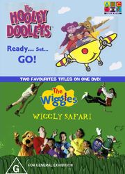 The Wiggles and The Hooley Dooleys - Wiggly Safari and Ready Set Go DVD Cover - Copy