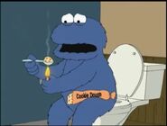 Cookie Monster in ‘Model Misbehaviour’