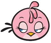 angry birds seasons back to school pink bird