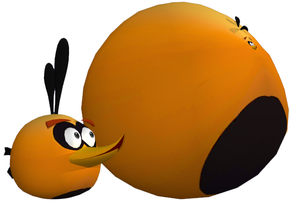 Bubbles  Angry bird plush, Angry birds, Orange bird