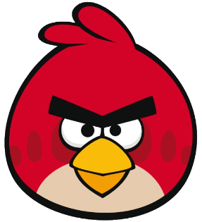angry birds go red bird