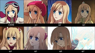 A chart of Weol's art evolution