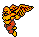 Winged Karnov sprite