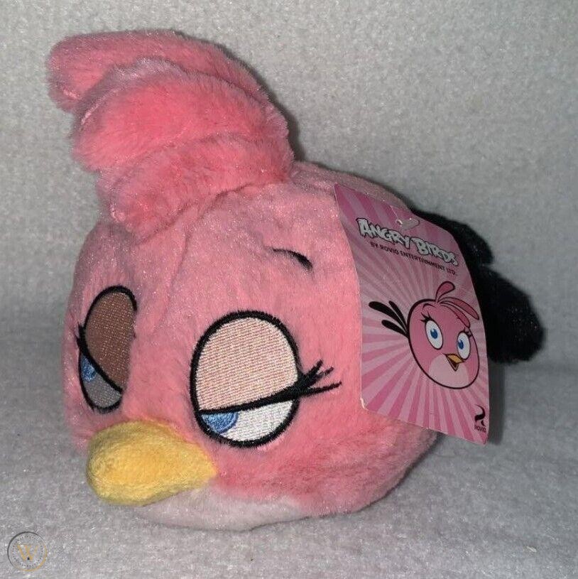 angry birds plush pink bird