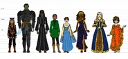 Pgte height book 5.png (865 KB) Book 5 Height Lineup - Cat, Hakram, Masego, Indrani, Vivienne, Akua, Cordelia and Kairos by Gwennafran
