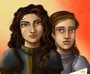 Rozala Malanza and Louis Rohanon by Gwennafran