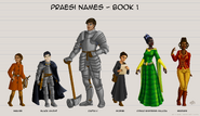 Book 1 Praesi Names by Gwennafran