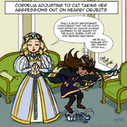 Bad temper.png (487 KB) Bad temper - Catherine and Cordelia by Gwennafran