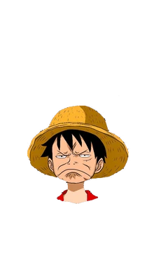 Disappointed Luffy