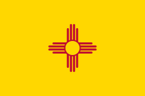 The flag of New Mexico.