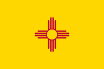 The flag of New Mexico.