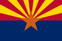 The flag of Arizona.
