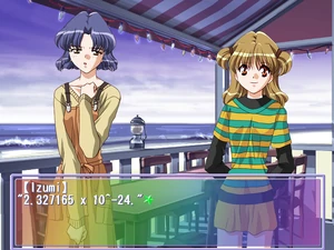 Вероятность события, которое Макото сделал реальным... Бернкастель нервно курит в сторонке