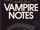 Vampire Notes