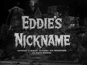 Eddie's Nickname