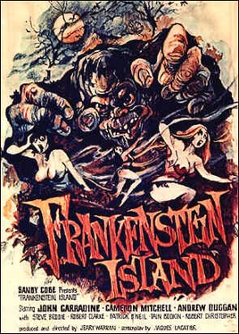 Frankenstein Island poster