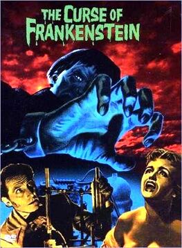 The Curse of Frankenstein poster