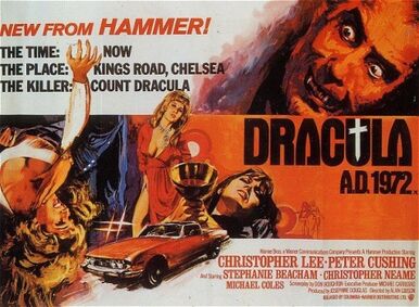 Dracula AD 1972 poster